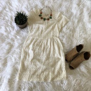 Free People white/ivory, lace dress